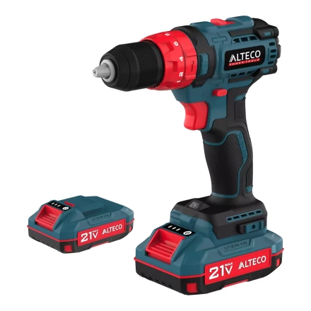 Бесщеточная аккумуляторная ударная дрель-шуруповерт ALTECO CID 21-45 BL X2 78080 купить в Ижевске