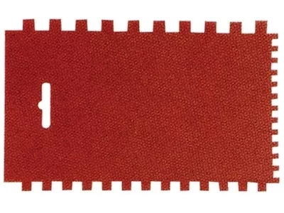 Шпатель пластмассовый малярный 170х115 мм зубчатый MATRIX 86006 купить в Ижевске