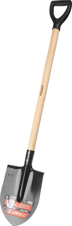 ЗУБР Мастер, 285 х 205 х 1200 мм, полотно 1.6 мм, закалено, дерев. черенок высш. сорт с рукояткой, тип ЛКО, штыковая лопата (39572) купить в Ижевске