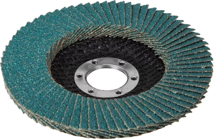 Круг шлифовальный ЗУБР &quot;ЭКСПЕРТ&quot; лепестковый торцевой, тип КЛТ 1, зерно-электрокорунд циркониевый, P60, 115х22,2мм 36595-115-60 купить в Ижевске