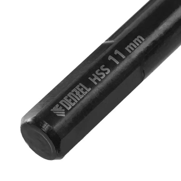 Сверло по металлу, 11 мм, HSS-Tin, Golden Tip, 6 шт. Denzel 717223 купить в Ижевске