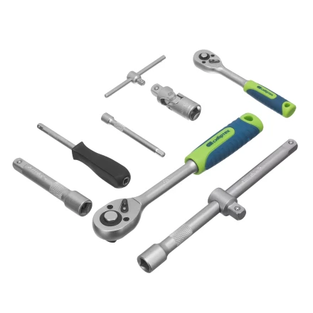 Набор инструментов Сибртех 13389, 1/2&quot;, 1/4&quot;, 108 предметов купить в Ижевске