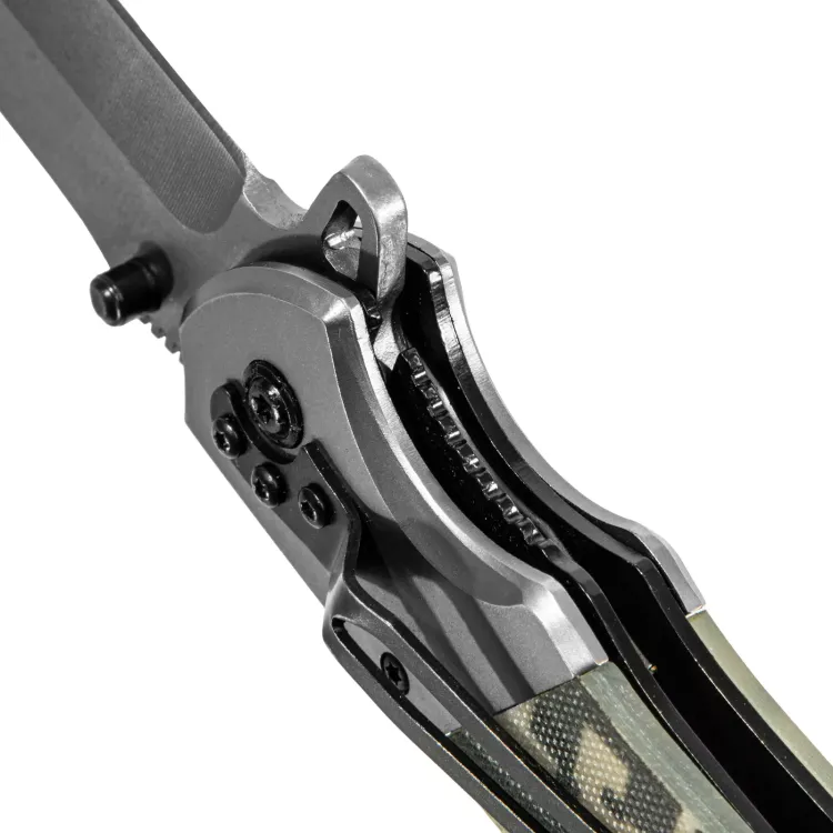 Нож складной Denzel, многоцелевой, системы Liner-Lock, с накладкой G10 на классической рукоятке, 79207 купить в Ижевске