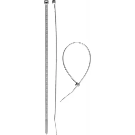 Хомуты ЗУБР нейлоновые белые 2,5x100мм, 100шт 309010-25-100 купить в Ижевске