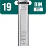 Ключи комбинированные KRAFTOOL, Cr-V, DIN 3113 27079-19 купить в Ижевске