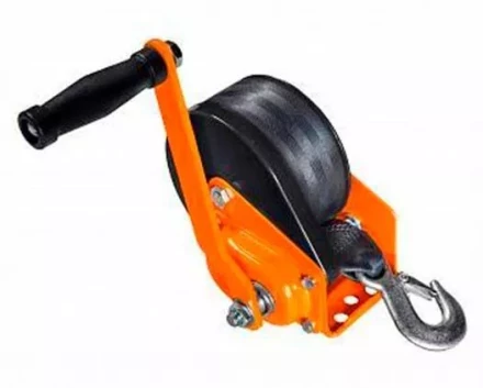 Лебедка ручная барабанная с тормозом Magnus-Profi LRT-800, 800 кг, лента 10 м купить в Ижевске