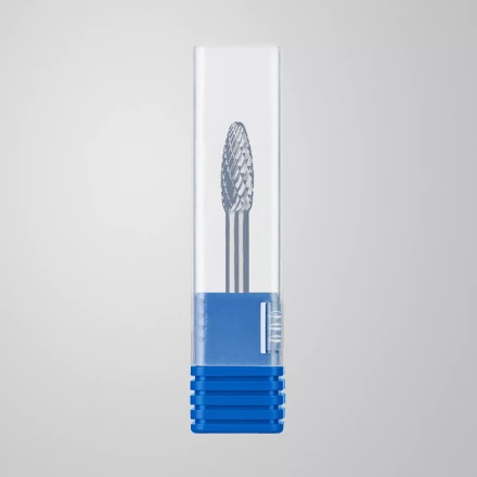 Зубр Твердосплавная борфреза H - пламя, 8 х 20 мм, радиус 1.5 мм (28807-8-20) купить в Ижевске