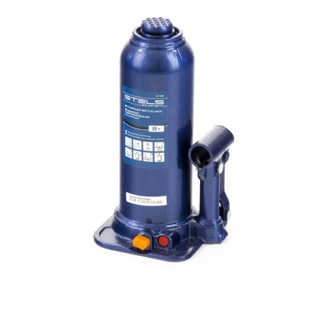 Домкрат гидравлический бутылочный 8 т h подъема 222-447 мм Stels 51165 купить в Ижевске