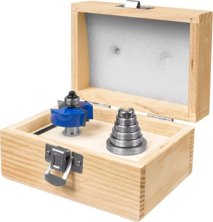 Фрезы четвертные фальцевые в наборе с подшипниками серия ПРОФЕССИОНАЛ купить в Ижевске