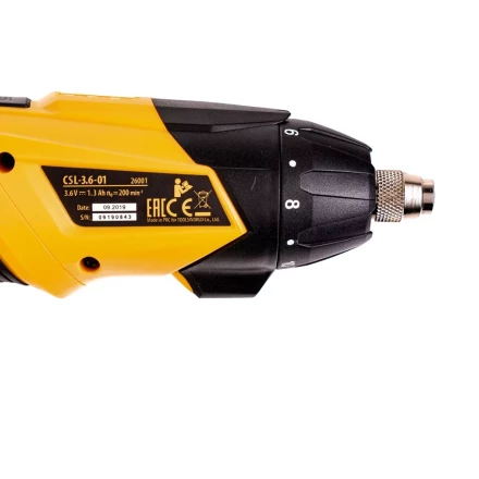 Аккумуляторная отвертка CSL-3,6-01 Denzel 26001 купить в Ижевске