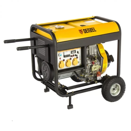 Генератор дизельный DENZEL DD6300Е электростартер 94657 купить в Ижевске