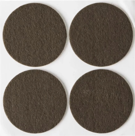 Накладки STAYER "COMFORT" на мебельные ножки, самоклеящиеся, фетровые, коричневые, круглые - диаметр 50 мм, 4 шт 40910-50 купить в Ижевске