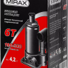 Домкрат гидравлический бутылочный, 6т, 195-380 мм, MIRAX 43260-6 43260-6 купить в Ижевске