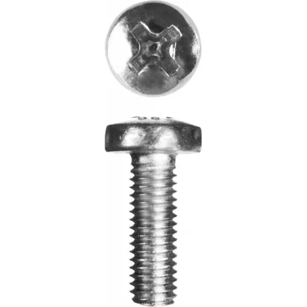 Винт ЗУБР &quot;МАСТЕР&quot; DIN 7985, класс прочности 4.8, оцинкованный, M5x16мм, 5кг 303150-05-016 купить в Ижевске