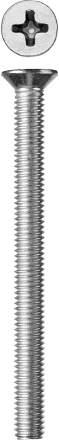 Винт ЗУБР &quot;МАСТЕР&quot; DIN 965, класс прочности 4.8, оцинкованный, M6x70мм, 5кг 303110-06-070 купить в Ижевске