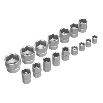 Набор инструментов Сибртех 13391, 1/2&quot;, 1/4&quot;, пластиковый кейс, 82 предмета купить в Ижевске