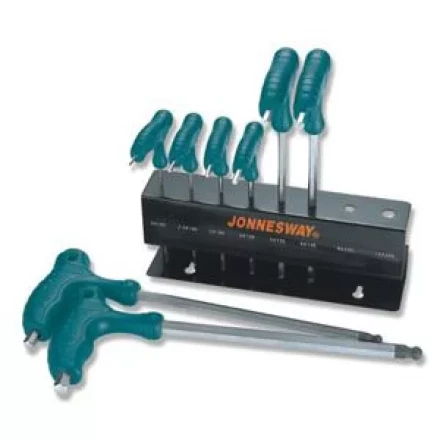 Набор ключей шестигранных двусторонних с шаром 2-10мм 8предметов Jonnesway H10MB08S 48068 купить в Ижевске