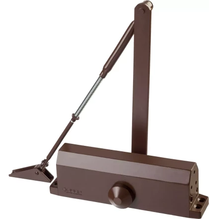 Доводчик дверной ЗУБР &quot;ПРОФЕССИОНАЛ&quot;, для дверей массой до 100 кг, цвет коричневый 37912-100 купить в Ижевске