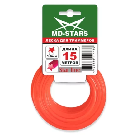 Леска для триммера STAR LINE (звездочка) 3,0MMX15M купить в Ижевске