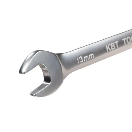 Набор гаечных комбинированных трещоточных ключей КВТ НТК-8 (8–19 мм), 8 шт. (91949) купить в Ижевске