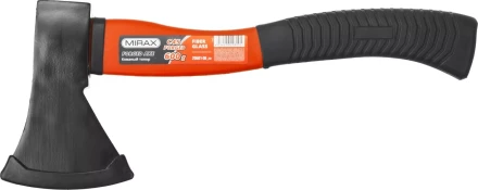 Топор MIRAX со стеклопластиковой обрезиненной рукояткой, 0,6кг 20601-06_z01 купить в Ижевске