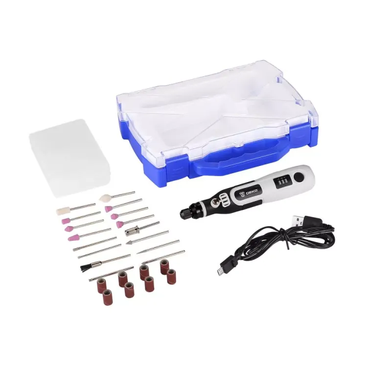 Гравер аккумуляторный DEKO DKRT3.6-Li SET, 063-1400 купить в Ижевске