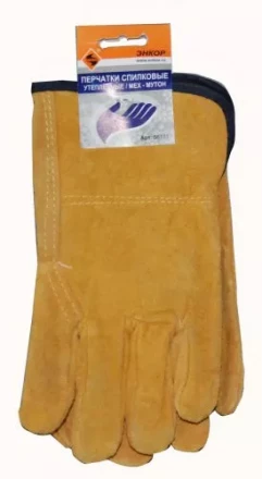 Перчатки спилковые Энкор мех мутон 58731 купить в Ижевске