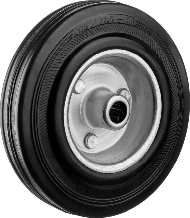 ЗУБР d 125 мм, г/п 100 кг, игольчатый подшипник, резина/металл, колесо, Профессионал (30936-125) купить в Ижевске