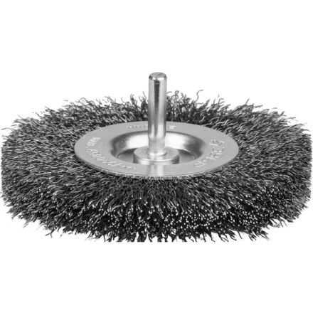 ЗУБР &quot;ЭКСПЕРТ&quot;. Щетка дисковая для дрели, двухрядная, витая стальная проволока 0,3мм, 75мм 35198-075-2_z01 купить в Ижевске