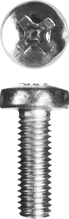 Винт ЗУБР &quot;МАСТЕР&quot; DIN 7985, класс прочности 4.8, оцинкованный, M5x20мм, 5кг 303150-05-020 купить в Ижевске