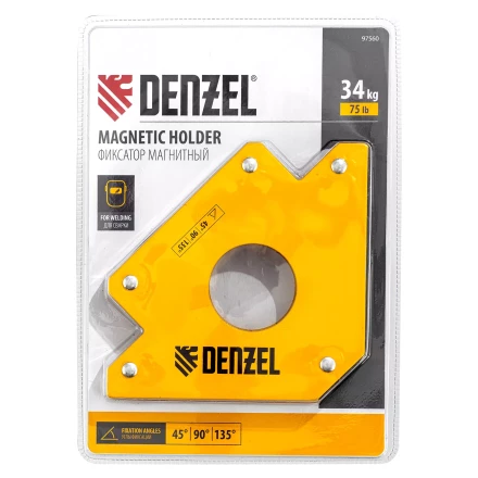 Фиксатор магнитный для сварочных работ усилие 75 LB Denzel 97560 купить в Ижевске