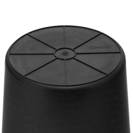 Ведро строительное пластмассовое, 16 л, высокопрочное с носиком Сибртех 81479 купить в Ижевске