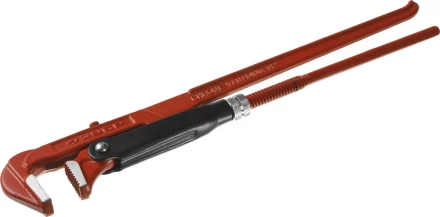 Ключ трубный ЗУБР &quot;МАСТЕР&quot; рычажный, прямые губки, цельнокованный, № 2, 1.5&quot; 27314-2 купить в Ижевске