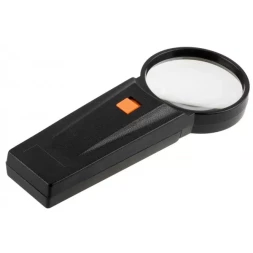 Лупа STAYER "STANDARD" с подсветкой, 4 кратное увеличение, диаметр линзы - 65мм 40522-65