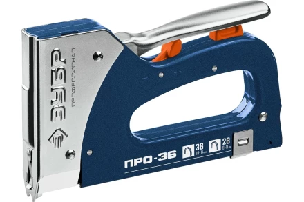 ЗУБР Про-36, тип 36 (L) калибр 20GA (10 - 14 мм)/28, кабельный рессорный степлер, Профессионал (31580) купить в Ижевске