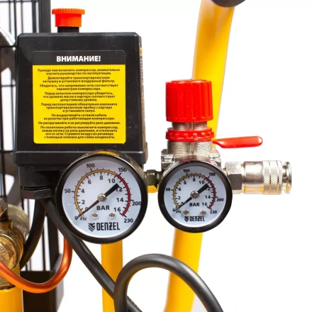 Компрессор воздушный BCI2300/50, ременный привод, 2.3 кВт, 50 литров, 400 л/мин Denzel 58113 купить в Ижевске