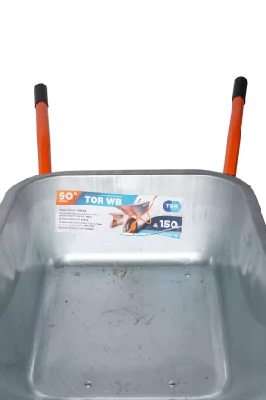 Тачка строительная 90 л 150 кг TOR WB одноколесная 1025872 купить в Ижевске