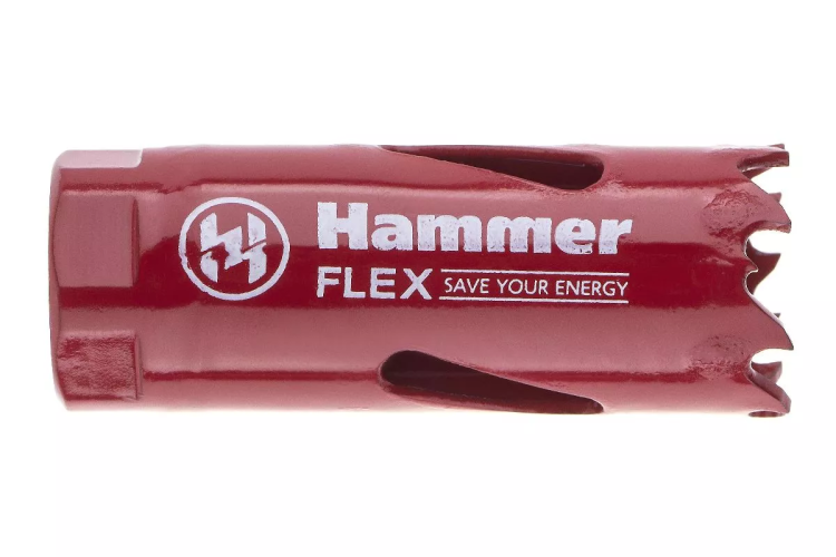 Коронка биметаллическая HAMMER Ф20х38мм 1/2" BiMETALL (224-002) купить в Ижевске
