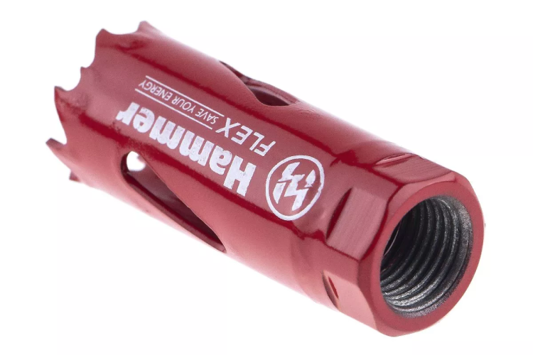 Коронка биметаллическая HAMMER Ф20х38мм 1/2" BiMETALL (224-002) купить в Ижевске
