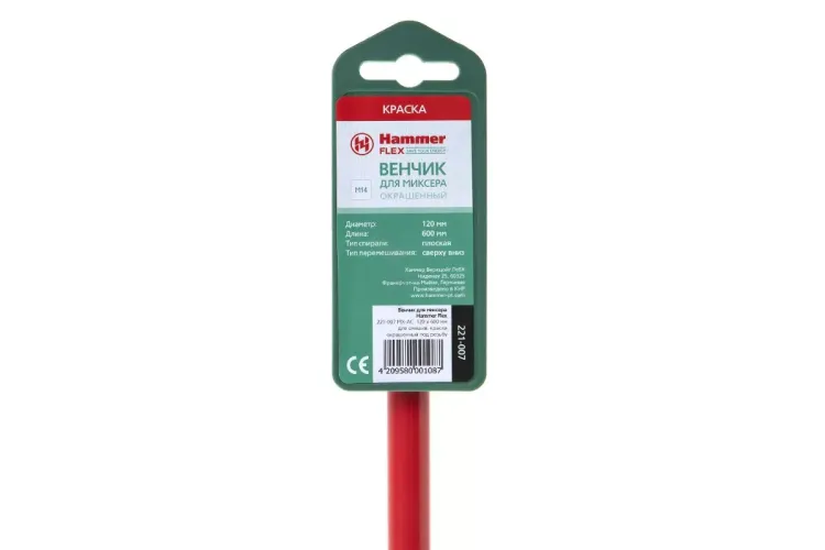 Венчик для миксера HAMMER Ф120х600мм М14 (221-007 MX-AC) купить в Ижевске