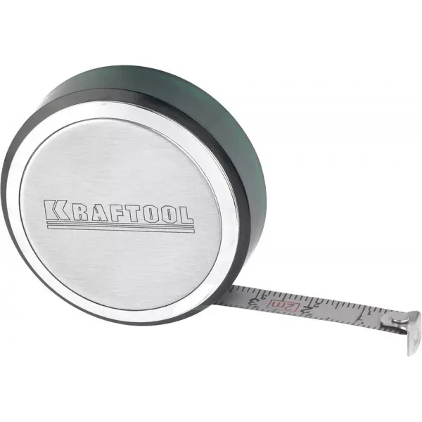Рулетка KRAFTOOL, SuperKompakt, корпус из нержавеющей стали, 2мх8мм 34147-02 купить в Ижевске