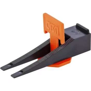 Система выравнивания плитки СВП. Комплект - зажим - клин 40/40 штук (пакет ПЭНД) СИБРТЕХ 88060 купить в Ижевске