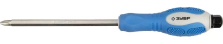 ЗУБР &quot;ЭКСПЕРТ&quot; АВТО. Отвертка ударная, сквозной Cr-Mo стержень с усилителем под ключ, двухкомп. рукоятка, PH 25272-3-150 купить в Ижевске