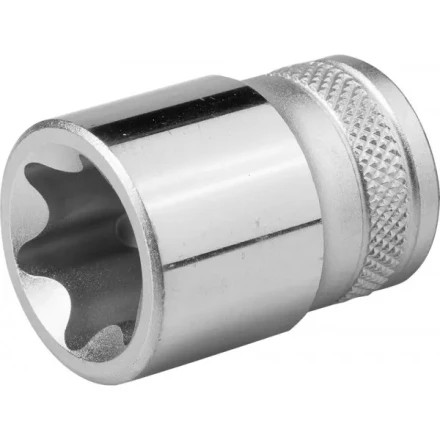 Торцовая головка KRAFTOOL &quot;INDUSTRIE QUALITAT&quot;, Cr-V, внешний TORX, хромосатинированная, 1/2&quot;, Е 24 27810-24_z01 купить в Ижевске