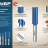 ЗУБР 16 x 30 мм, хвостовик 12 мм, фреза пазовая прямая с нижними подрезателями, Профессионал (28755-16-30) купить в Ижевске