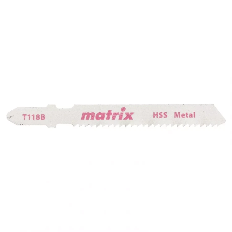 Полотна для электролобзика по металлу 3 штук T118B 50x2мм HSS MATRIX 78229 купить в Ижевске
