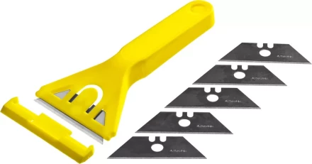 Набор STAYER &quot;STANDARD&quot;: Скребок пластмассовый с 5 лезвиями, 50мм 0851-H6_z01 купить в Ижевске