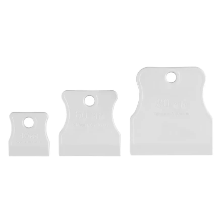 Набор шпателей 40-60-80 мм, белая резина, 3 шт. Россия Sparta 85801 купить в Ижевске