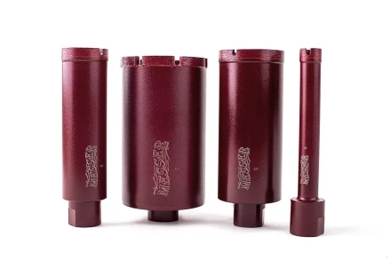 Сегментная алмазная коронка MESSER REDLINE по граниту диаметр 18 мм длина 100 мм купить в Ижевске