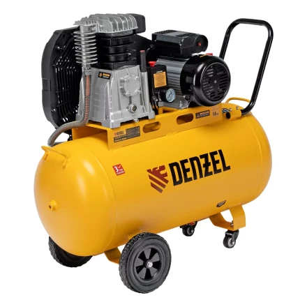 Компрессор воздушный рем. привод Denzel BCI 2200/100, 2,2 кВт, 100 литров, 420 л/мин купить в Ижевске